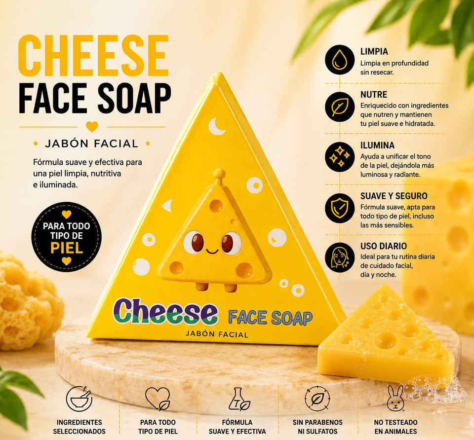 Cheese Face Soap de Linda Uhade Cosmetics Professional